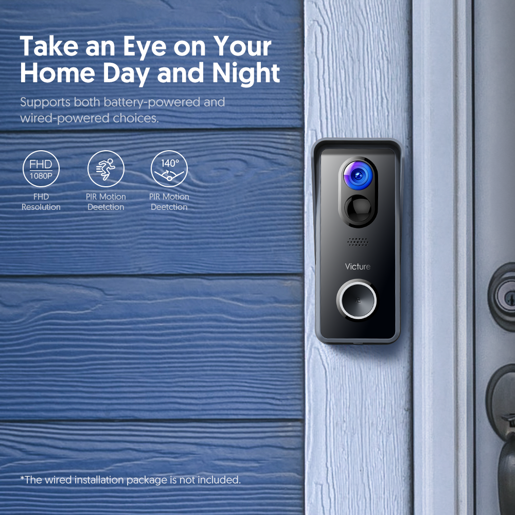Victure VD300 Video Doorbell Wireless WiFi( Only 2.4G )