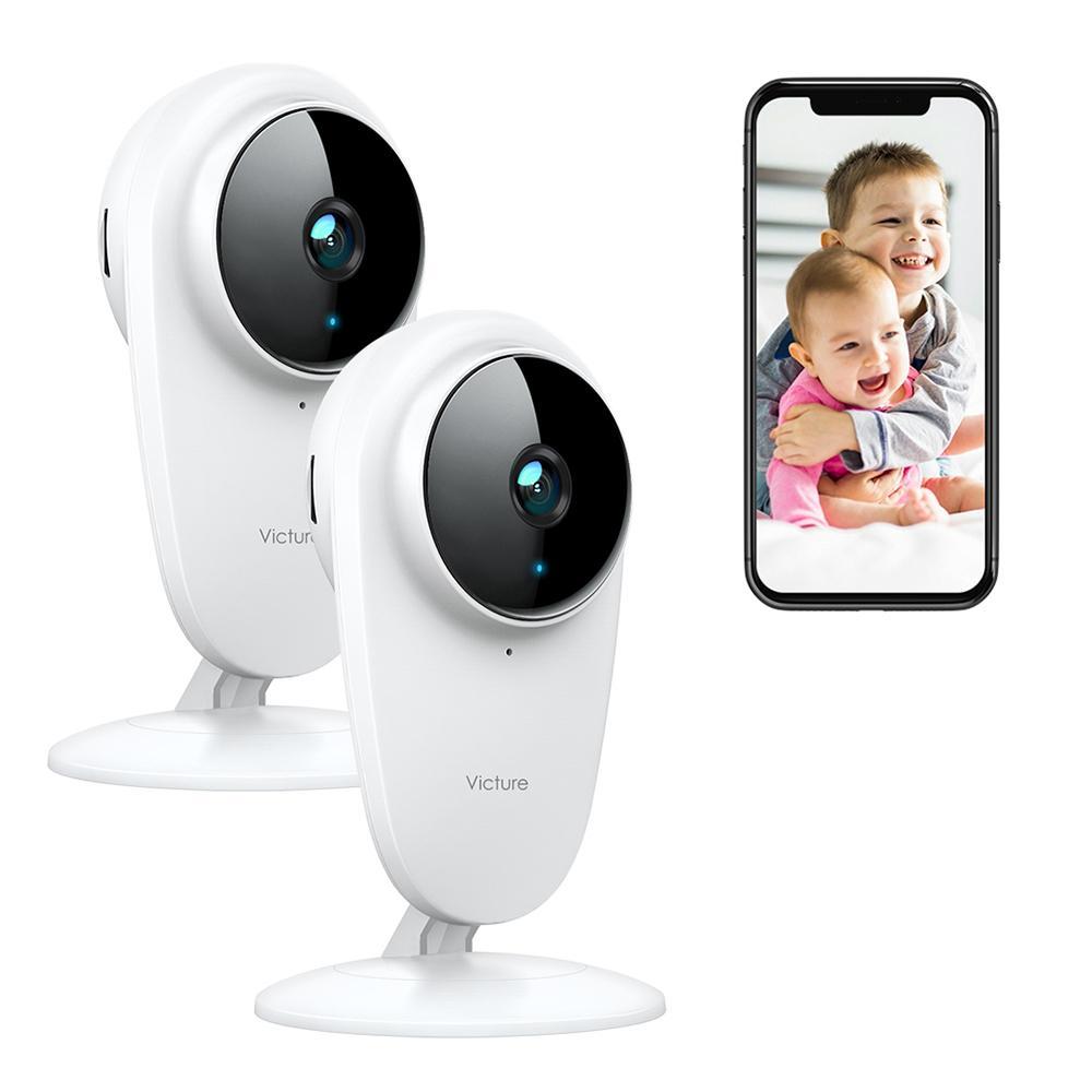 AEWLYLI Baby Monitor Security Camera,WiFi Indoor Camera,360-Degree Smart  1080P Camera, Night Vision for Baby, Pet and Elderly