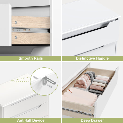 Victure AP22 4 Drawer Dresser with Large Storage Capacity