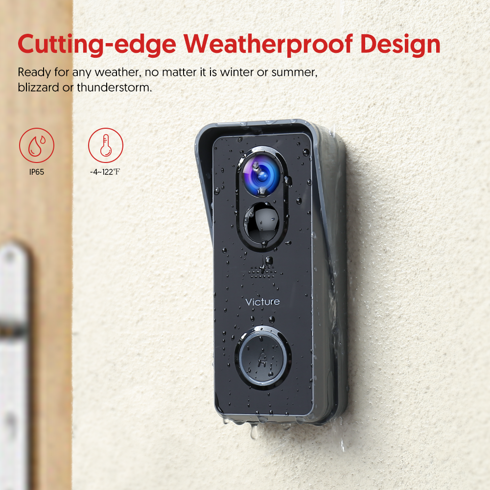 Victure VD300 Video Doorbell Wireless WiFi( Only 2.4G )