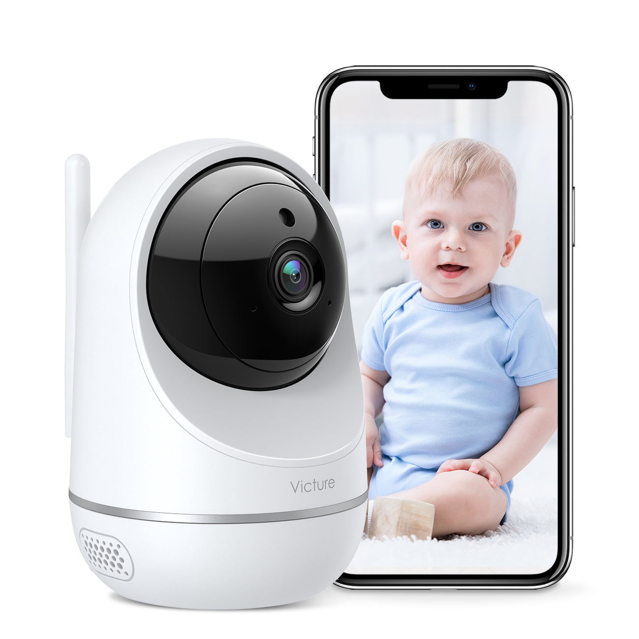 Victure PC650 1080P Wifi Baby Monitor with Camera and Night Vision
